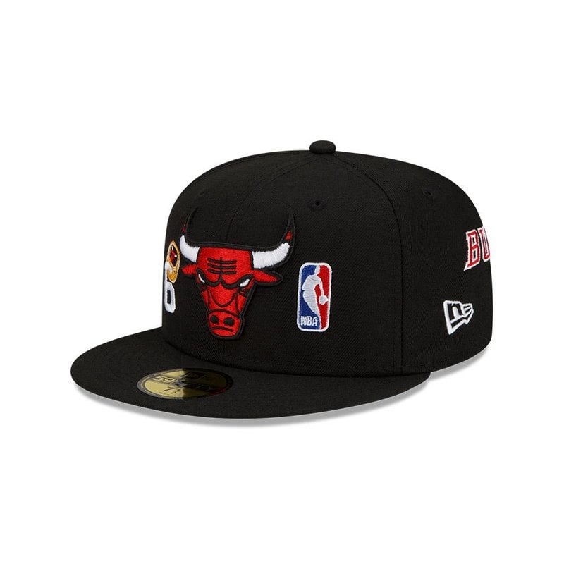 New Era New Era Chicago Bulls Fitted World Champions All Over Patch 60224561