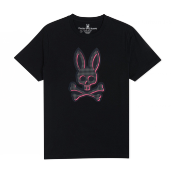 Psycho Bunny Psycho Bunny Men's Drake Graphic Tee Black B6U634R1PC