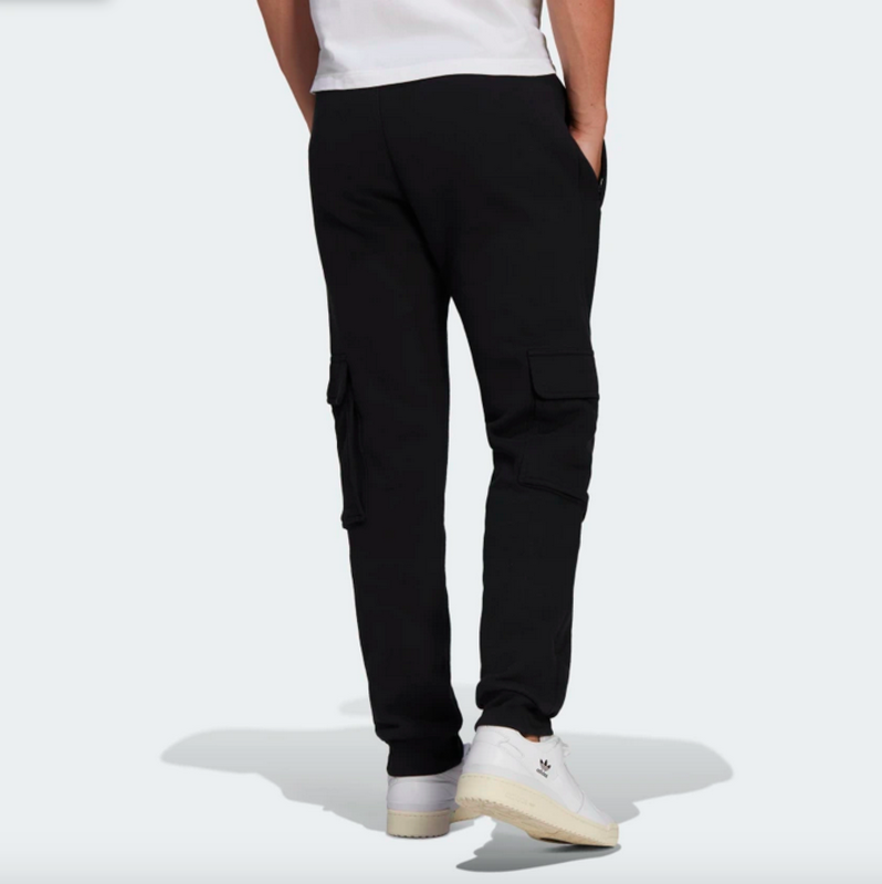 Adidas Adidas Men's Originals Adicolor Essentials Trefoil Cargo Pants 'Black' HE6989