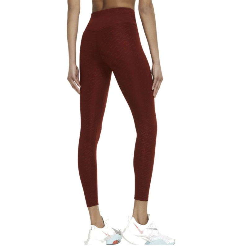 Nike Nike Dri-FIT One Icon Clash Womens Mid-Rise 7/8 Printed Leggings 'Bronze Eclipse' DD5388 273