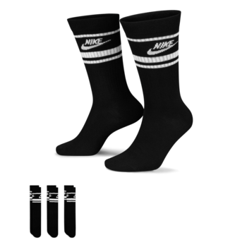 Nike Nike Sportswear Everyday Essential Crew Socks (3 Pairs) Black/White DX5089-010