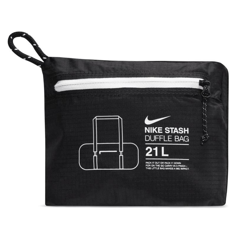 Nike Nike Stash Duffel (21L)  Black/Black/White DB0306-010