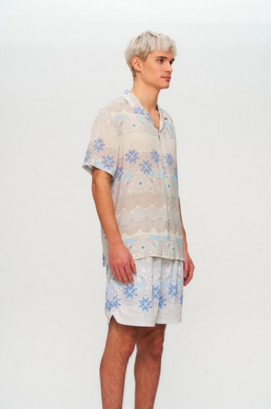 Kuwalla Tee Kuwalla Beach Shirt KUL SS008 Tiles