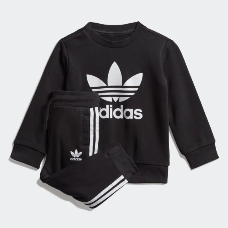 Adidas Adidas Kids Sweatshirt Set Black/White ED7679