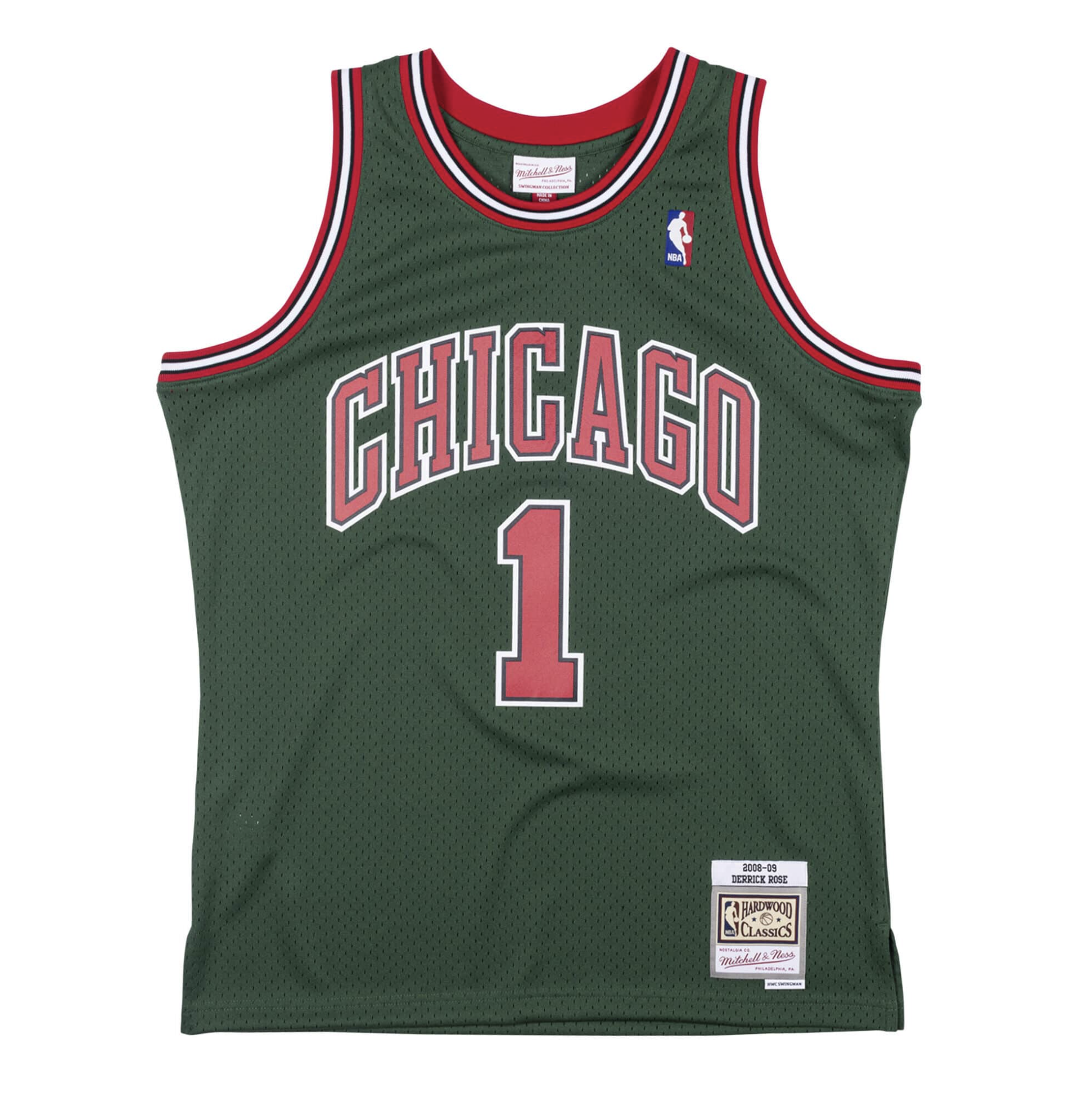 Mitchell & Ness Derrick Rose Swingman Jersey Chicago Bulls Green