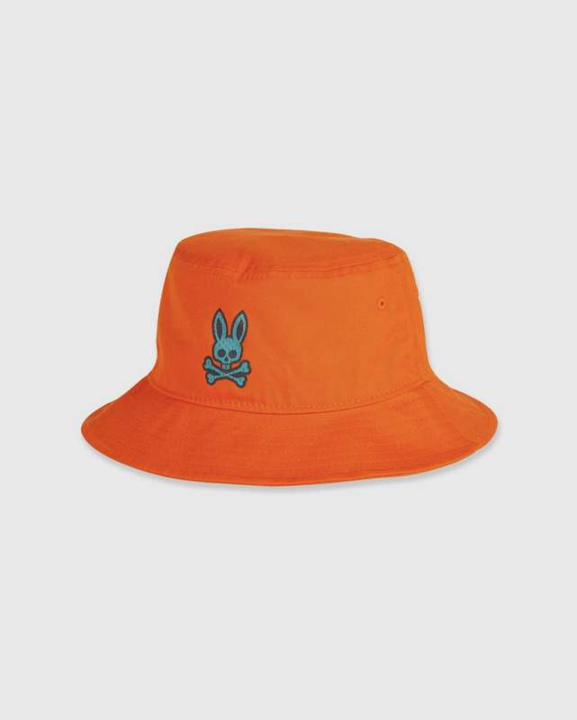 Psycho Bunny Psycho Bunny Men's Bucket Hat Alloy Orange B6A353S1HT