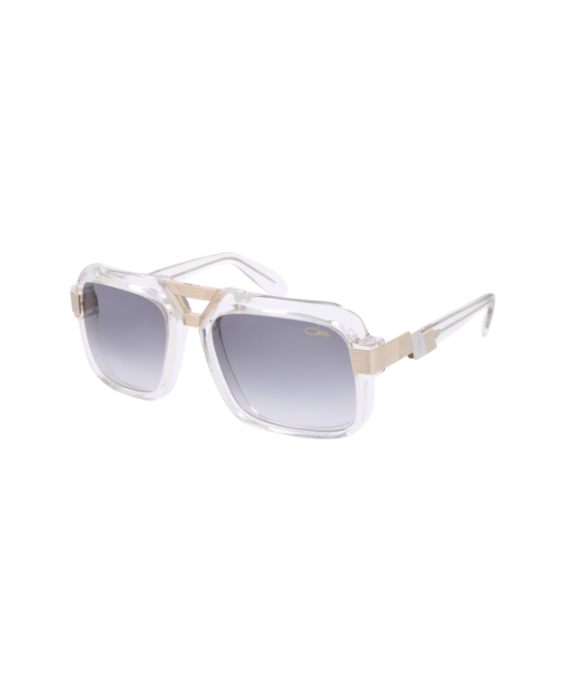 Cazal Sunglasses 669 003 Crystal Clear Gold 56 18 Gradient Lense Sam Tabak