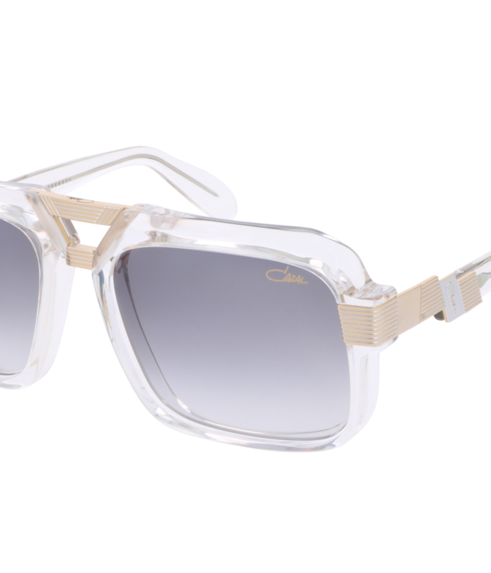 Cazal Sunglasses 669 003 Crystal Clear Gold 56 18 Gradient Lense