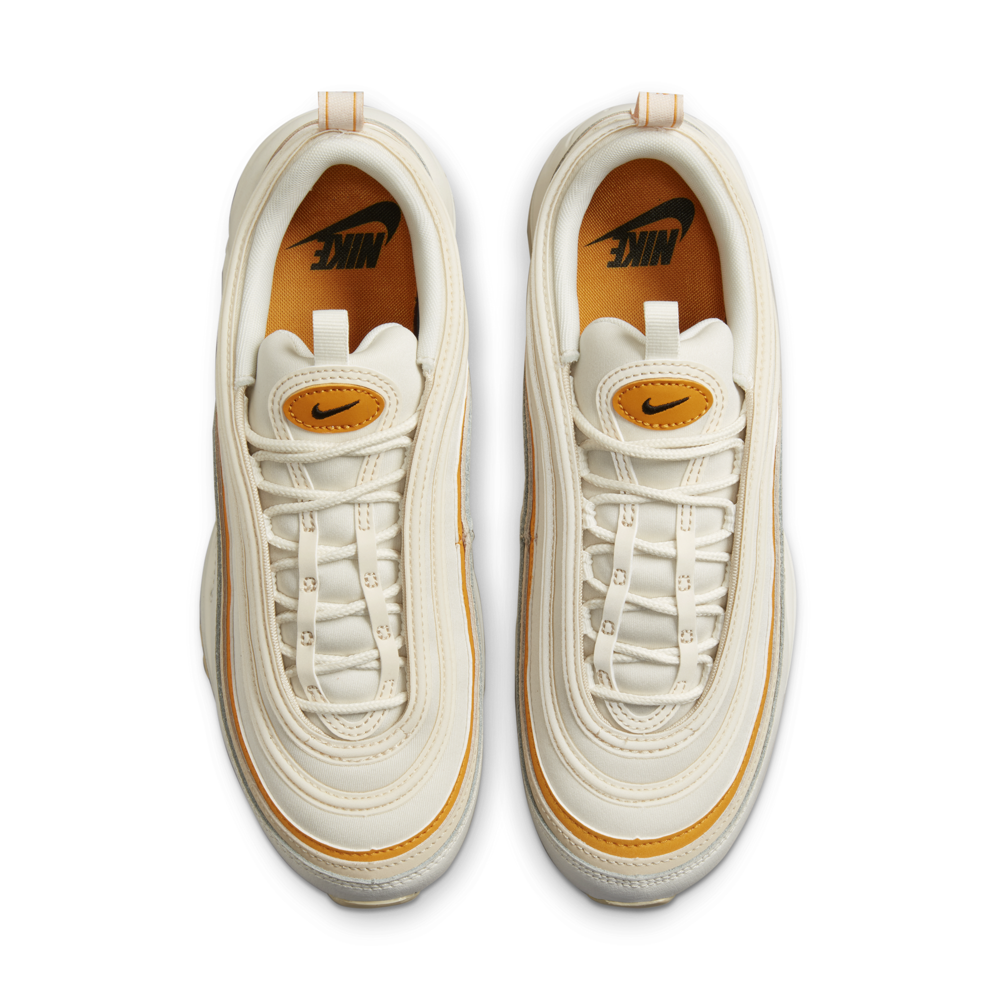 Women's Nike Air Max 97 'Phantom/Light Curry-Sanddrift' DQ8594 001 - Sam  Tabak