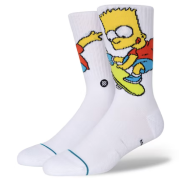STANCE Simpsons Bart Simpson Crew Socks
