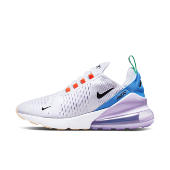 Nike Air Max Women's 270 White/Black-Safety Orange DX2351 100