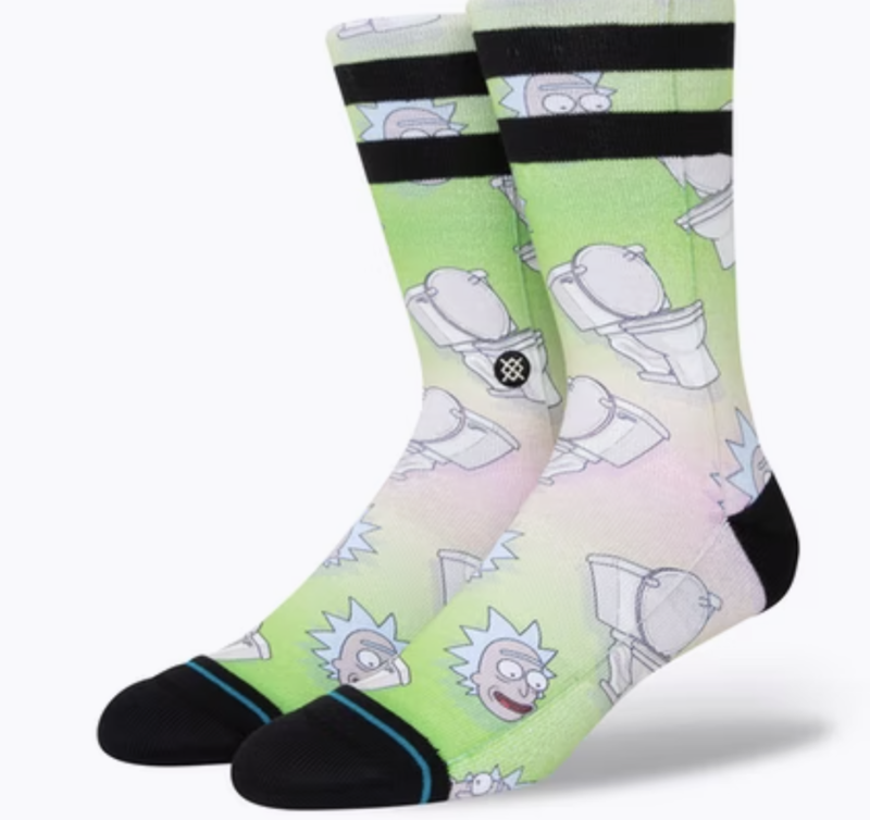STANCE Stance Rick & Morty 'The Seat' Crew Socks