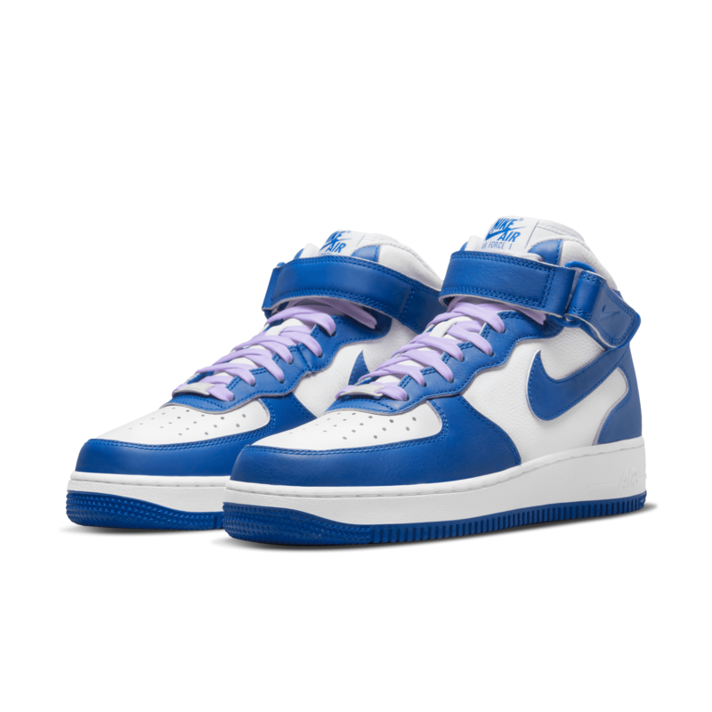 NIKE AIR FORCE 1 '07 TRIPLE WHITE BLUE WOMEN/GIRL GS MULTI SIZE *NEW * AF1