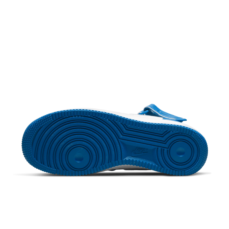 Nike NIKE WOMEN'S AIR FORCE 1 '07 MID WHITE/MILITARY BLUE-SAIL-DOLL DX3721 100