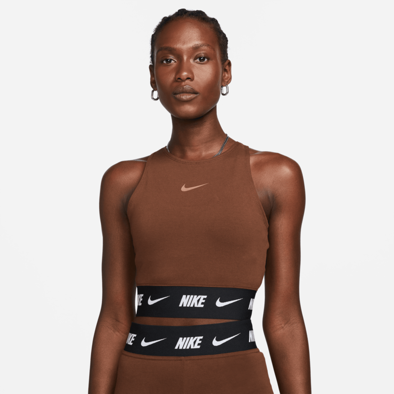 Nike Nike Women's Crop Top 'Cacao Wow'  DQ9315 259