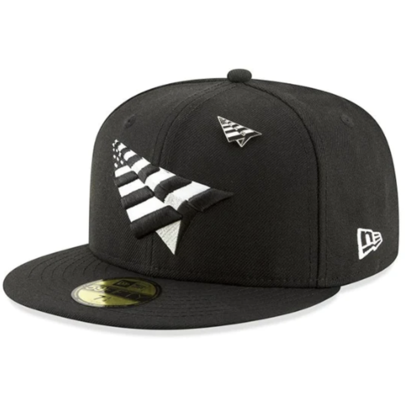 Paper Planes 59Fifty  Fitted  Black/White With Pin101007
