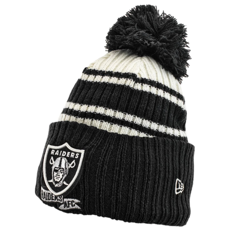 New Era Men's Las Vegas Raiders 2023 Sideline Tech Knit Beanie