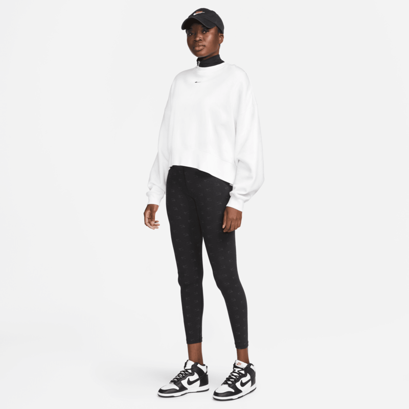Nike Nike Air Women's High-Waisted Printed Leggings Black/White DQ6573-010