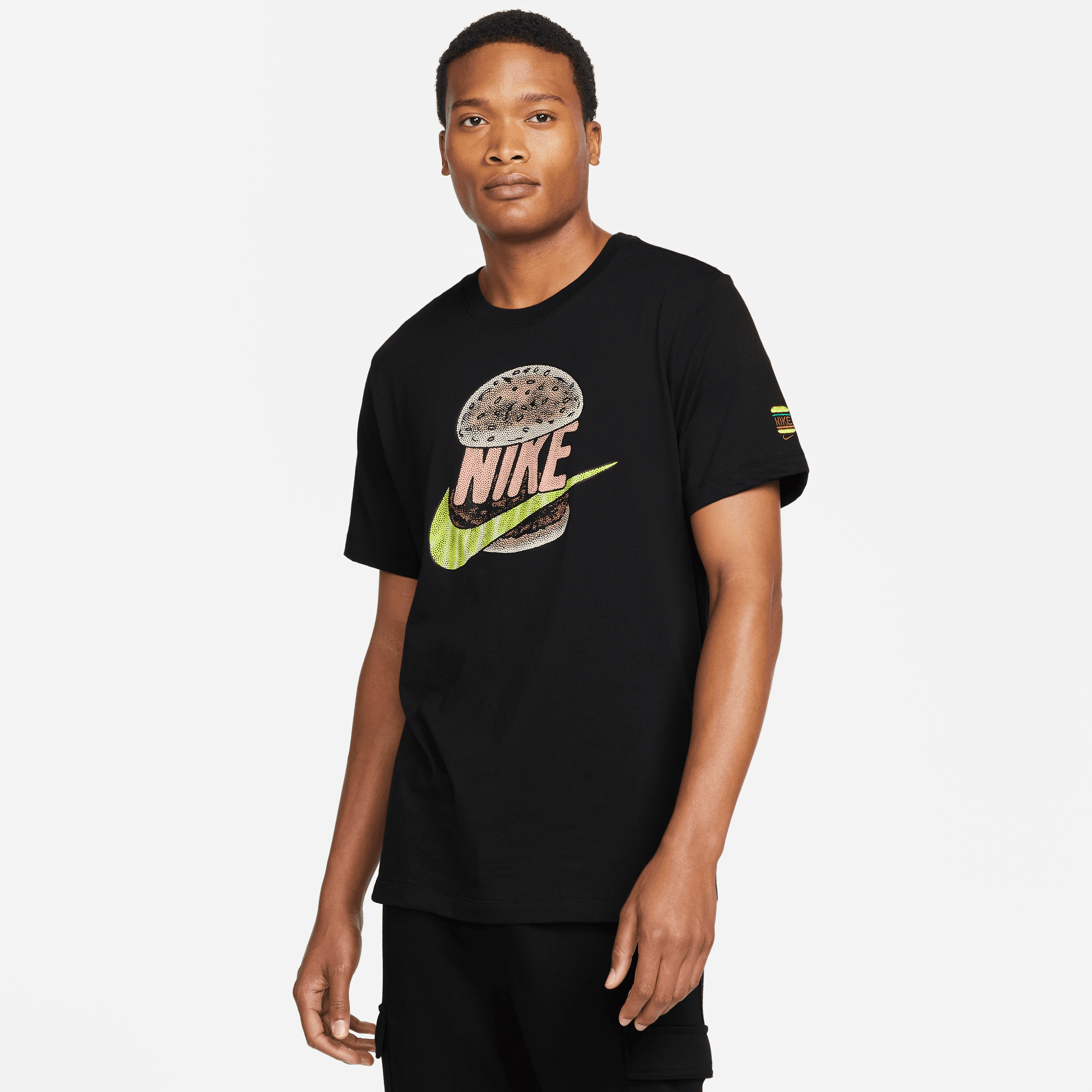 Nike Burger Swoosh Shirt Black DN5169-010 - Sam Tabak