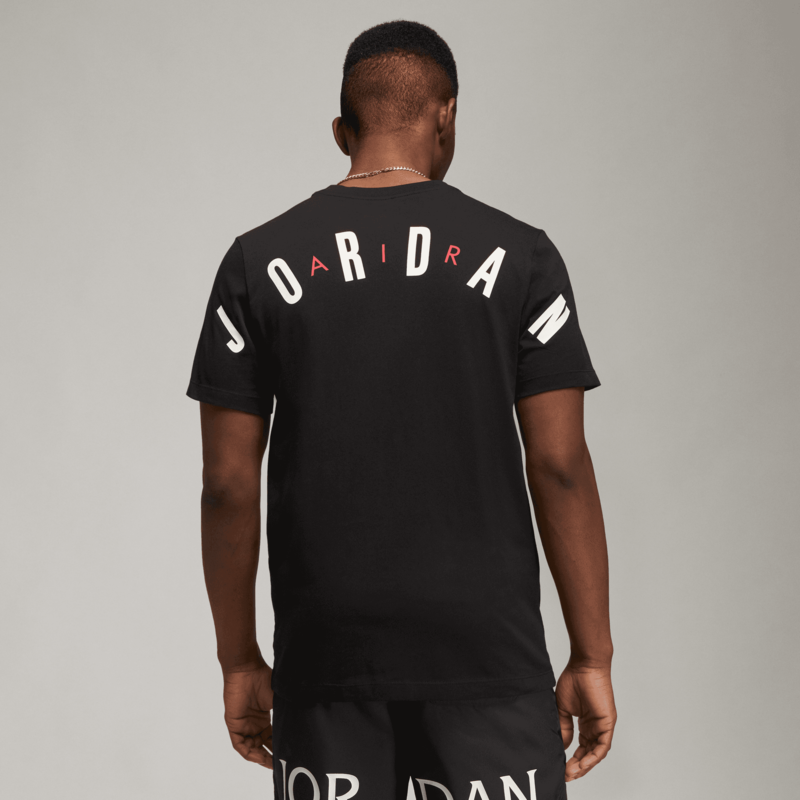 Air Jordan Air Jordan Air Tshirt 'Black/Sail/Red'  DM1462 010