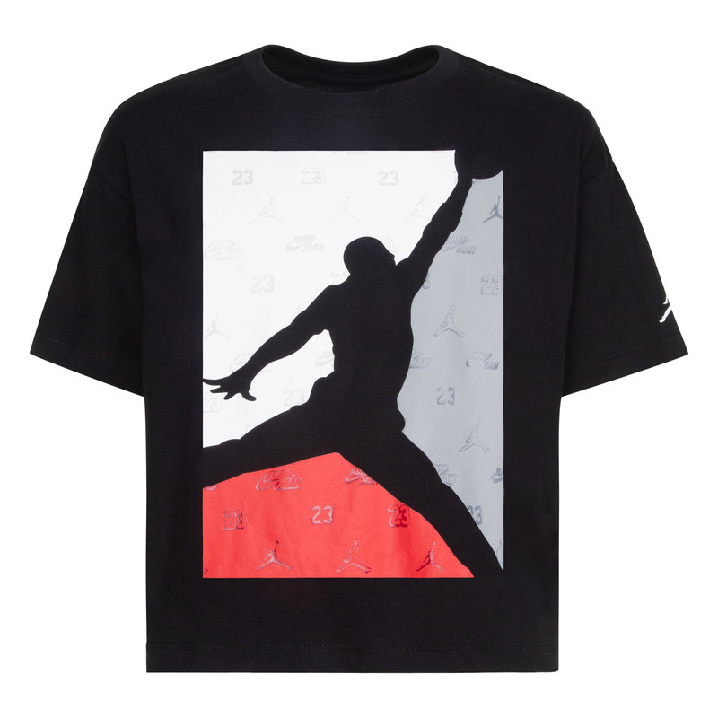 Air Jordan Air Jordan Kids  T Shirt Red Black 45B839 023