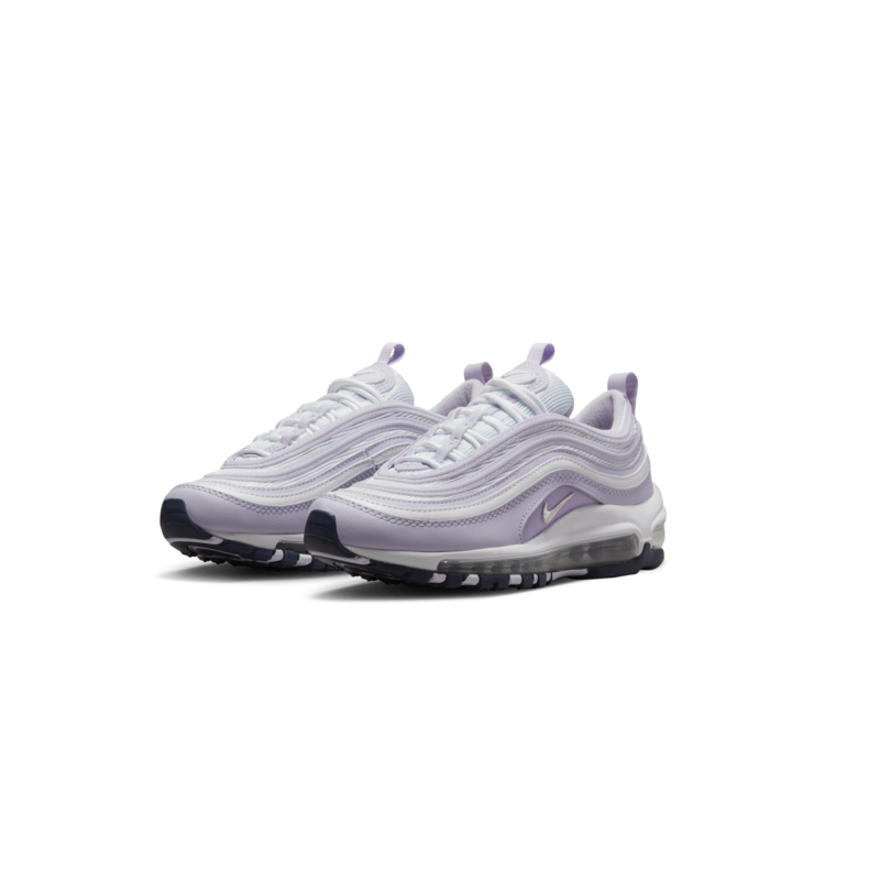 Nike Nike Kids Air Max 97 'White/Metallic Silver-Violet Frost' 921522-114