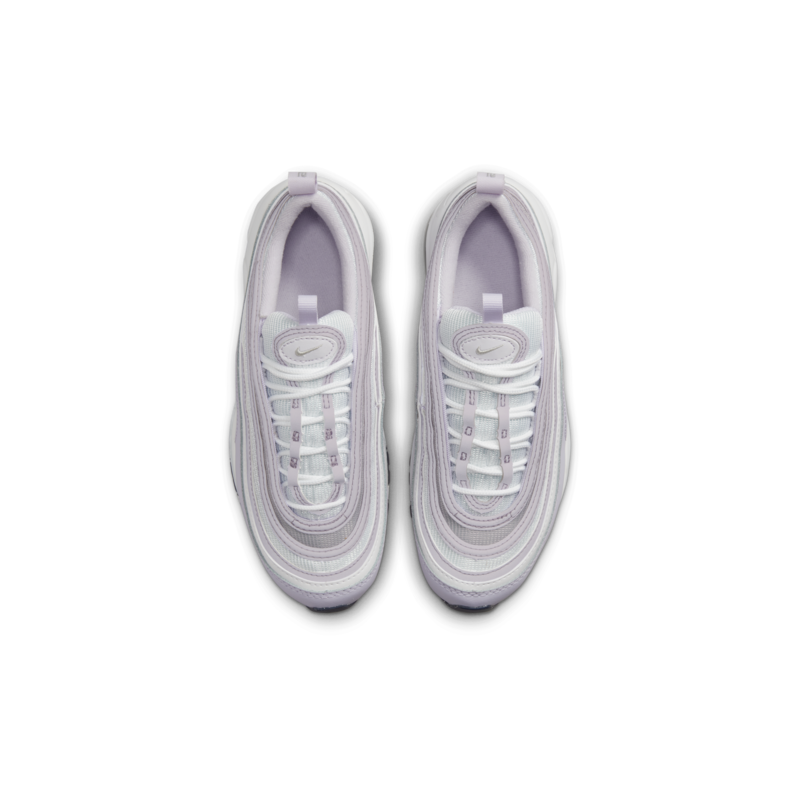 Nike Nike Kids Air Max 97 'White/Metallic Silver-Violet Frost' 921522-114