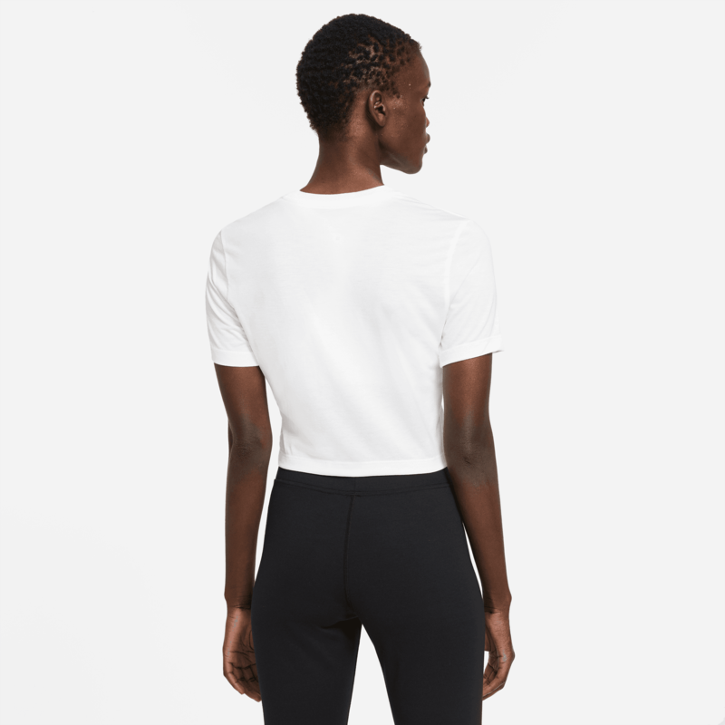 Nike  Nike Sportswear Essential Women's Crop Top WHITE/BLACK DD1328-100