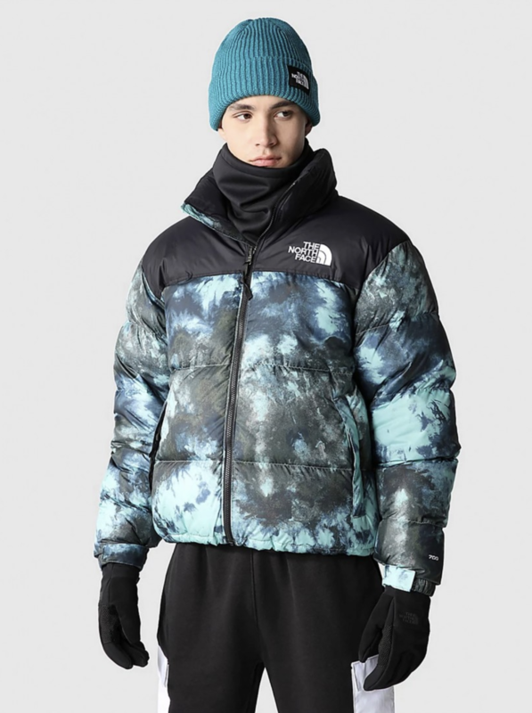 THE NORTH FACE Men’s Printed 1996 Retro Nuptse Jacket - Wasabi Ice Dye  NF0A5IX4957 NF0A5IX4 957