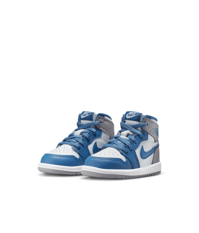 Air Jordan 1 Retro High OG TRUE BLUE/WHITE-CEMENT GREY TD TODDLER