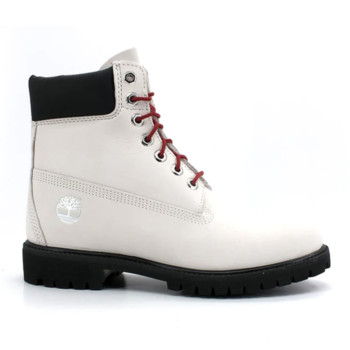 Timberland TImberland 6" Inch Premium White Nubuck Red TB0A5S4G 143