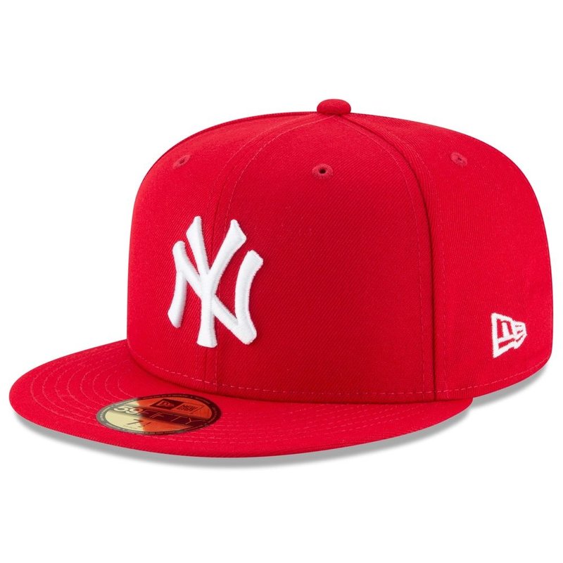 New Era New York Yankees 59Fifty Fitted Cap Mens Hat Red 11591122