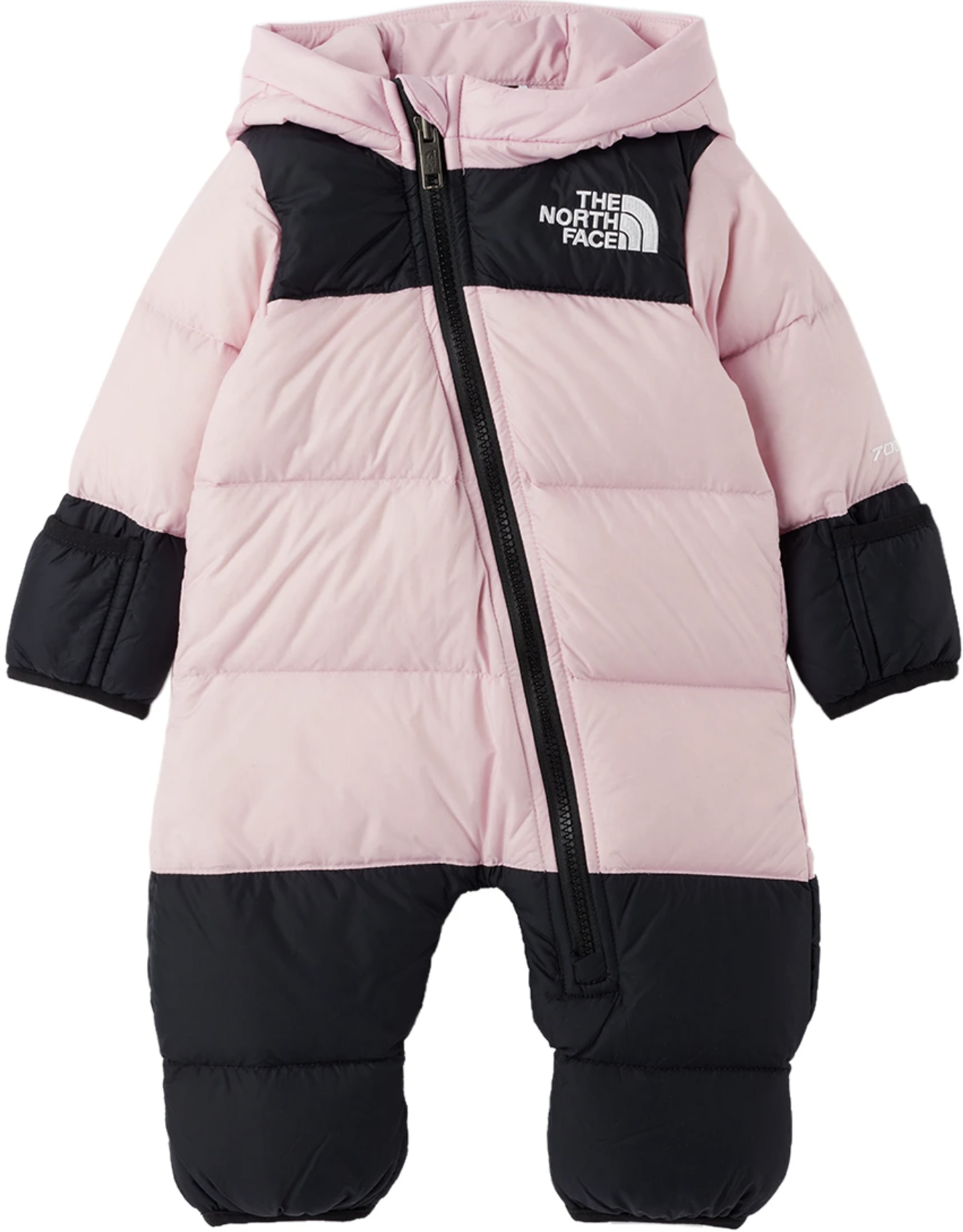 Baby pink north face puffer hotsell
