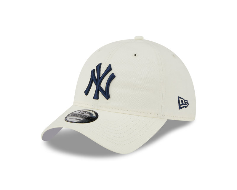 New Era New Era New York Yankees 920 9Twenty Curved Cap  Cream Beige Navy 60325471