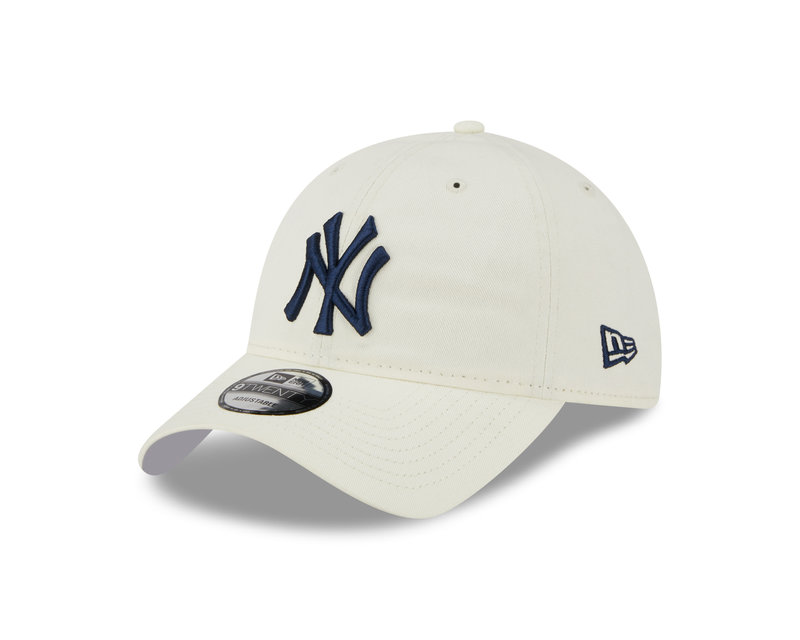 New Era New York Yankees 920 9Twenty Curved Cap Cream Beige Navy