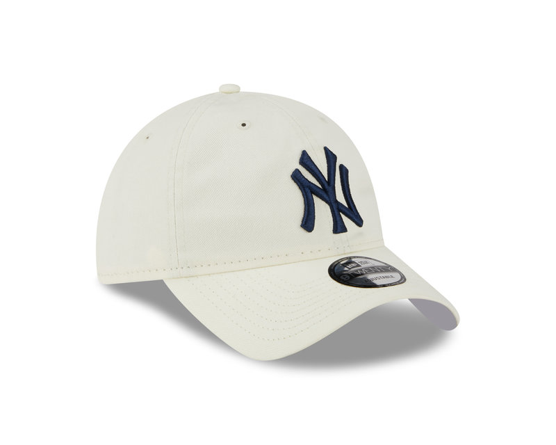 New Era New York Yankees 920 9Twenty Curved Cap Cream Beige Navy