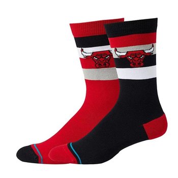 Stance Socks Chicago Pulls 2 Pairs Pack Red Black White A555C22BLS