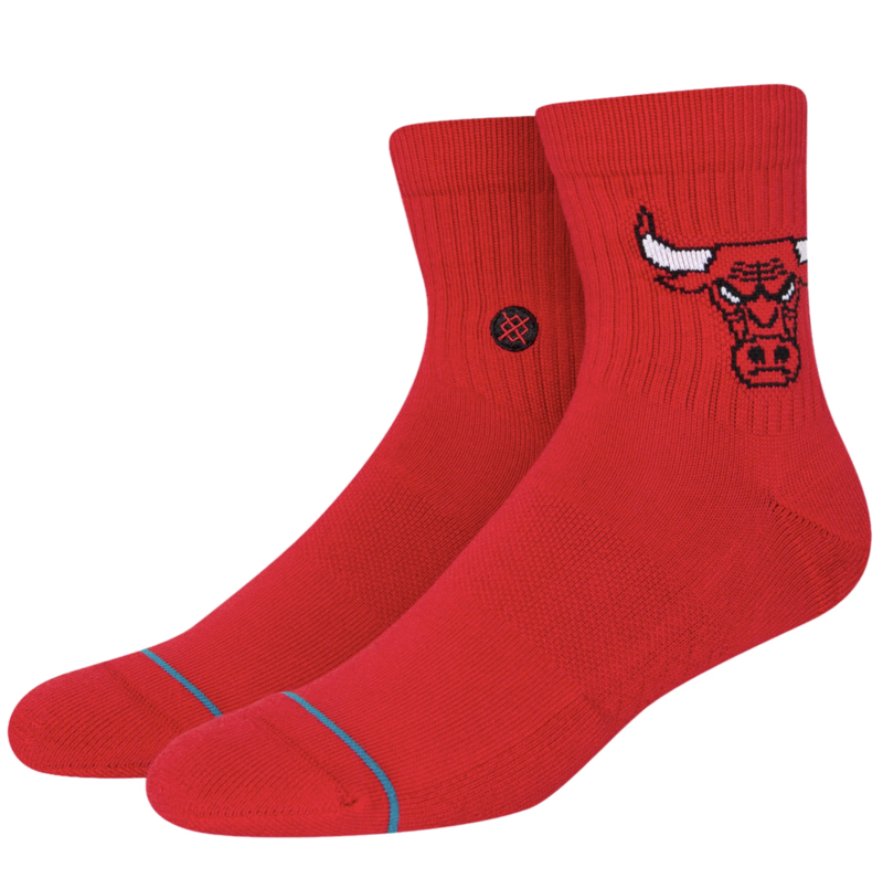 Stance Stance Socks Classic  Chicago Bulls Socks  Quarter Red White 1 Pair  A356C22BUL