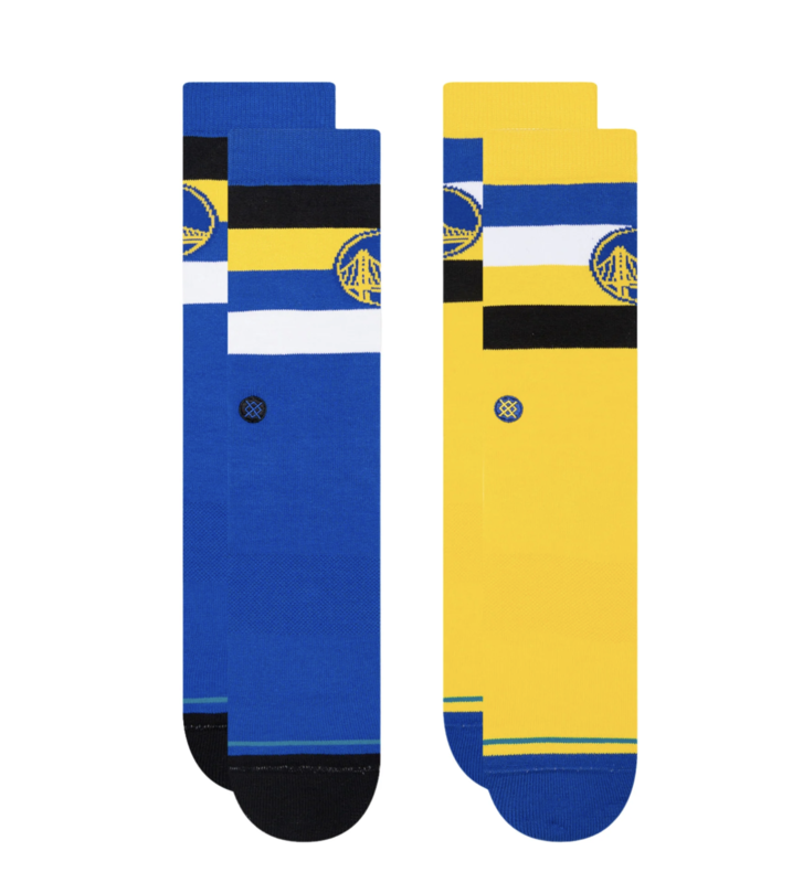 Stance Socks Golden State Warriors 2 Pairs Pack Yellow Purple A555C22WRS
