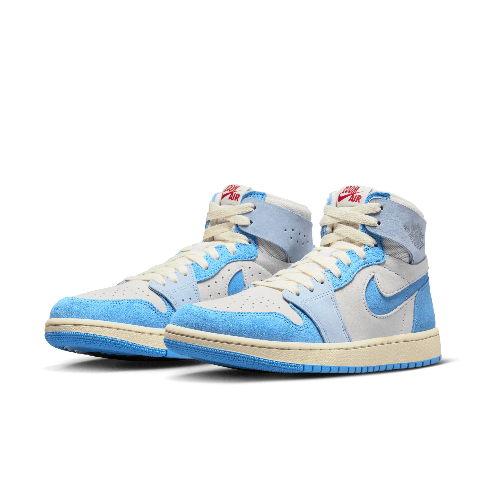 Women's) Jordan 1 High Zoom Air CMFT 2 Phantom University Blue