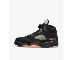 Air Jordan Women's Air Jordan 5 Retro GTX OFF NOIR/FIRE RED-BLACK-MUSLIN  DR0092 001