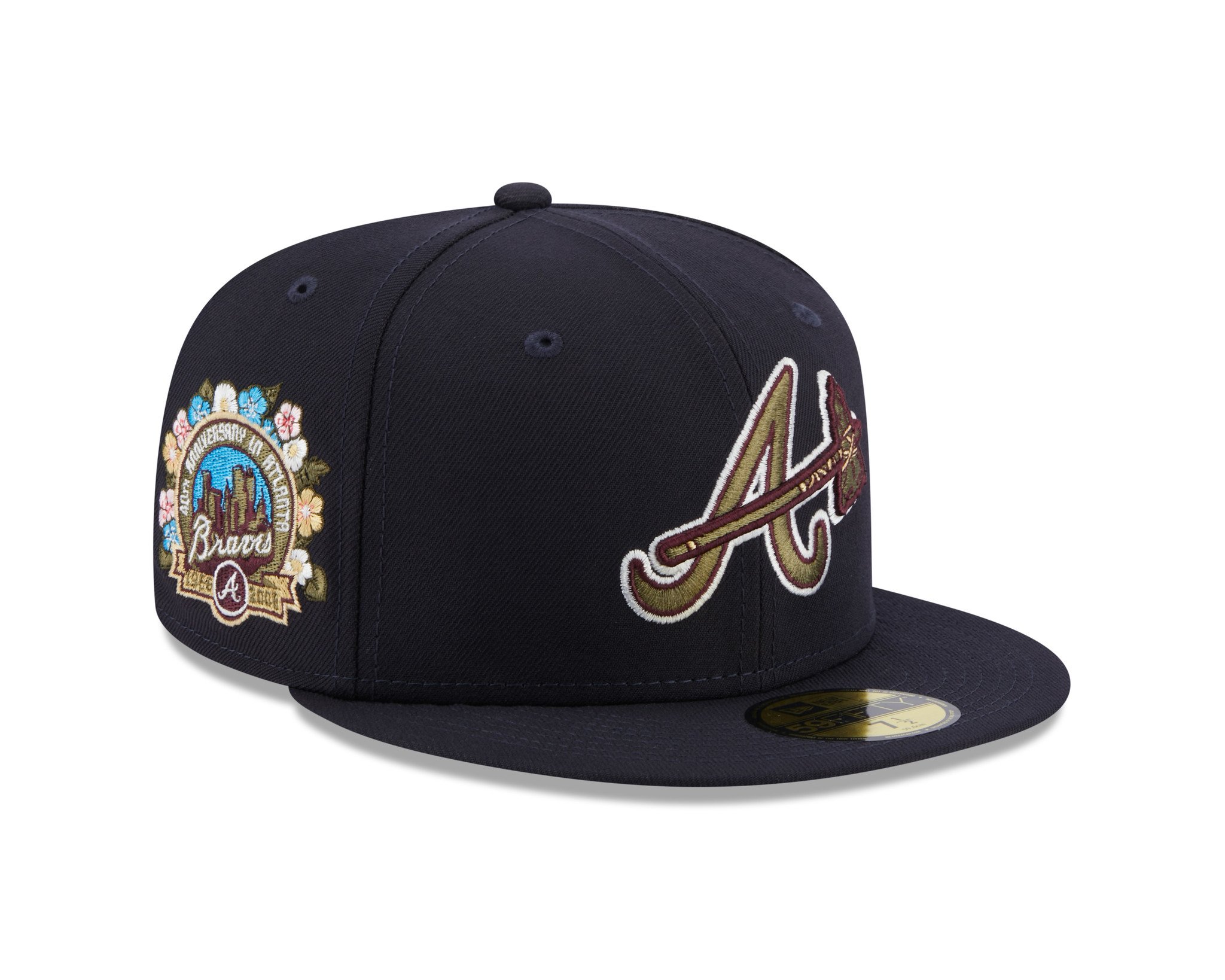 New Era Botanical Pack Atlanta Braves Navy Green Undervisor 40th