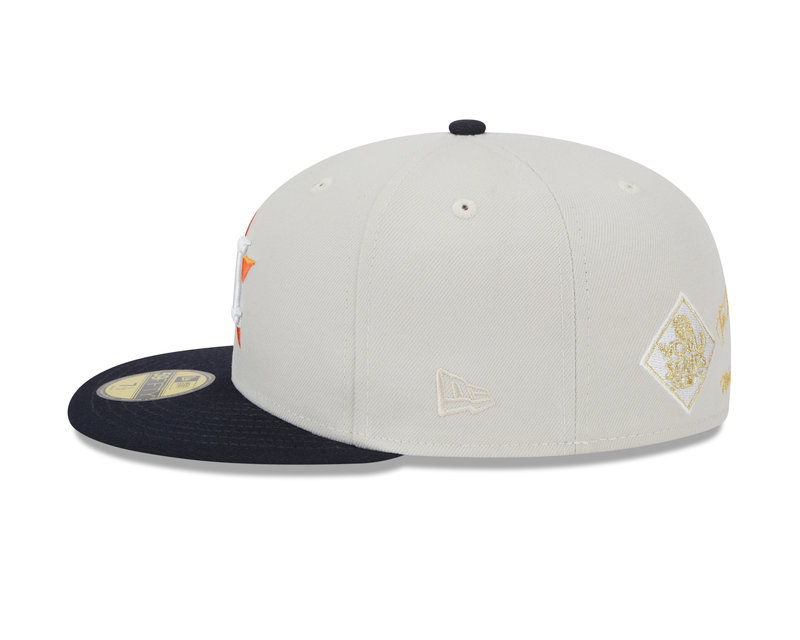 New Era New Era 59Fifty 5950 World Class Pack Houston Astros Sand Navy Brim Visor 60355961