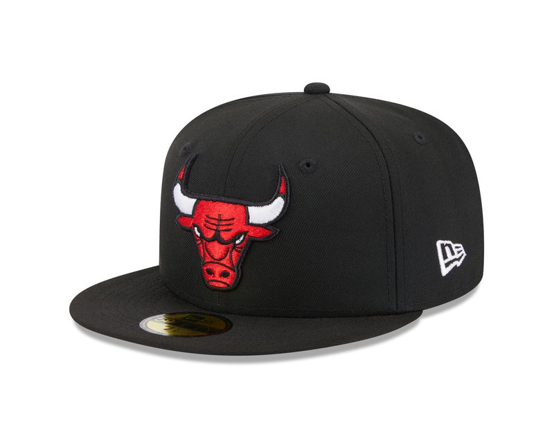 New Era New Era 59Fifty 5950 E1 Chicago Bulls BLACK GREY UV Side Patch 60309797