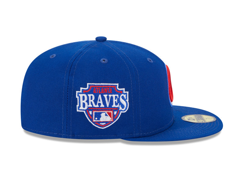 New Era New Era 59Fifty 5950 E1 Atlanta Brave Royal Blue Side Patch 60310004