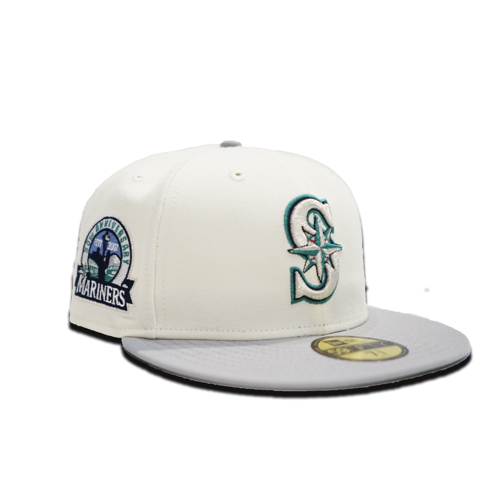 SEATTLE MARINERS 30TH ANNIVERSARY XMAS PACK GREEN RED VISOR GRAY