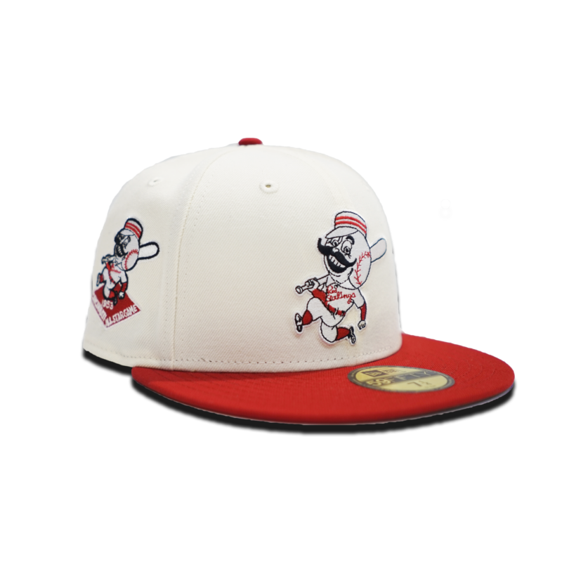 New Era New Era Chrome Pack Cincinnati Reds 1953 All Star Game Patch Red Visor Green Undervisor