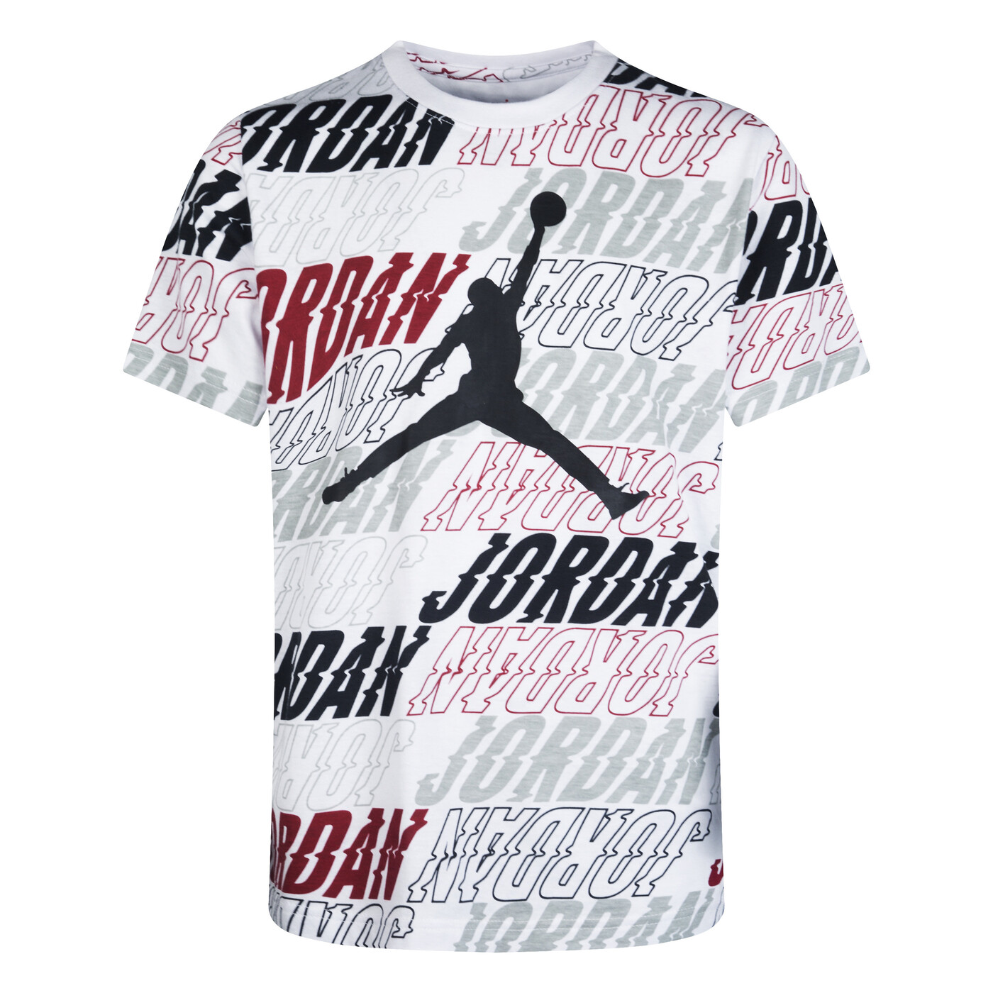 Air Jordan Kids Vibes AOP Tee 'White' 95C190 001 - Sam Tabak