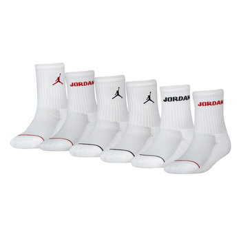 Air Jordan Air Jordan Kids 6pack Crew Socks 'White' BJ0343 001