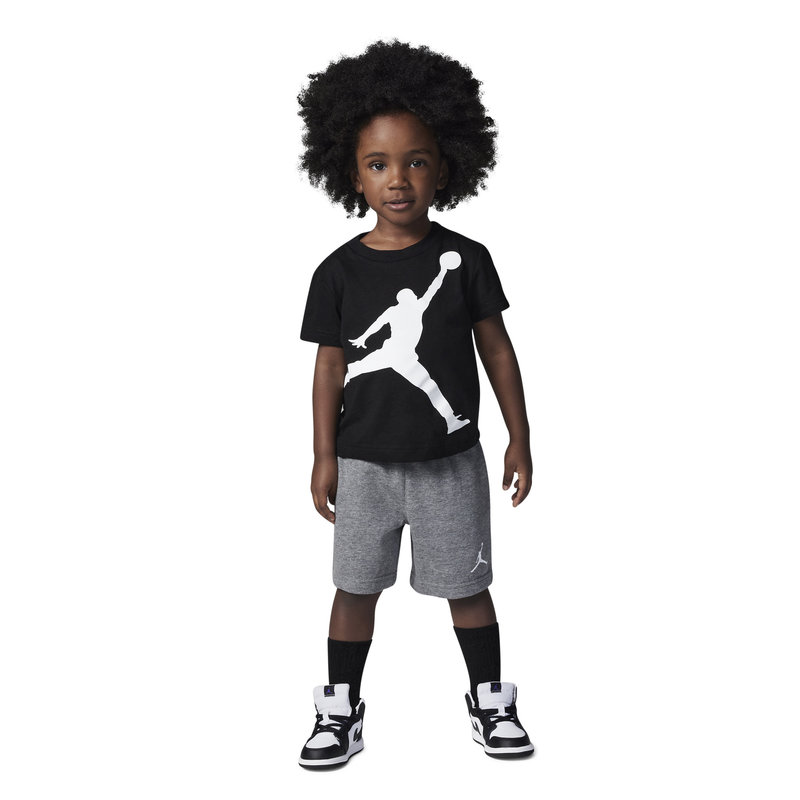 Air Jordan Air Jordan Kids Jumbo Jumpman Short Set  'Carbon Heather' 75C138 GEH